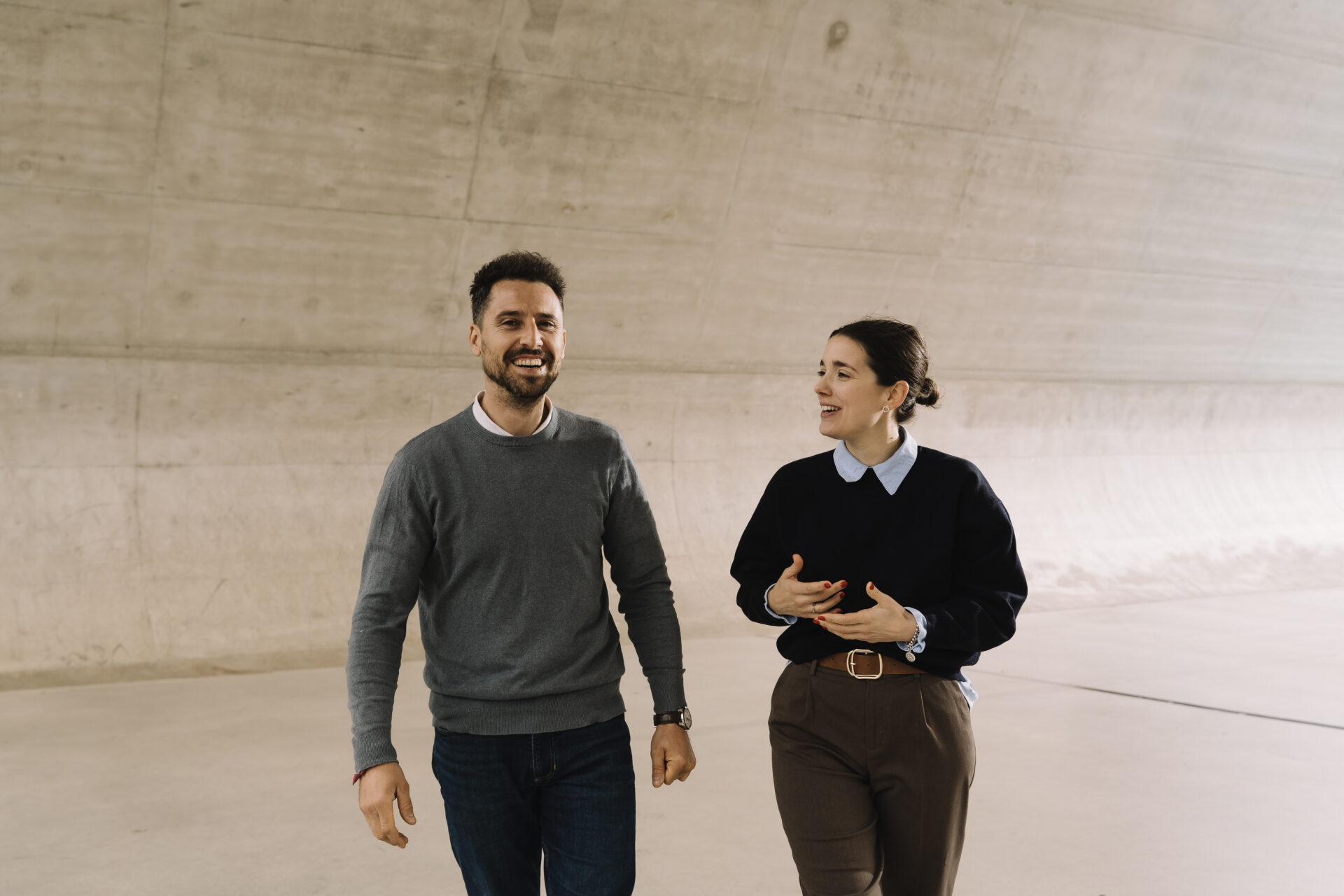 Jon y Claudia, equipo de ITERNA