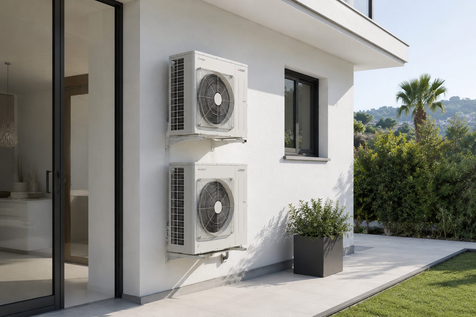 Solución de aerotermia integrada en una vivienda